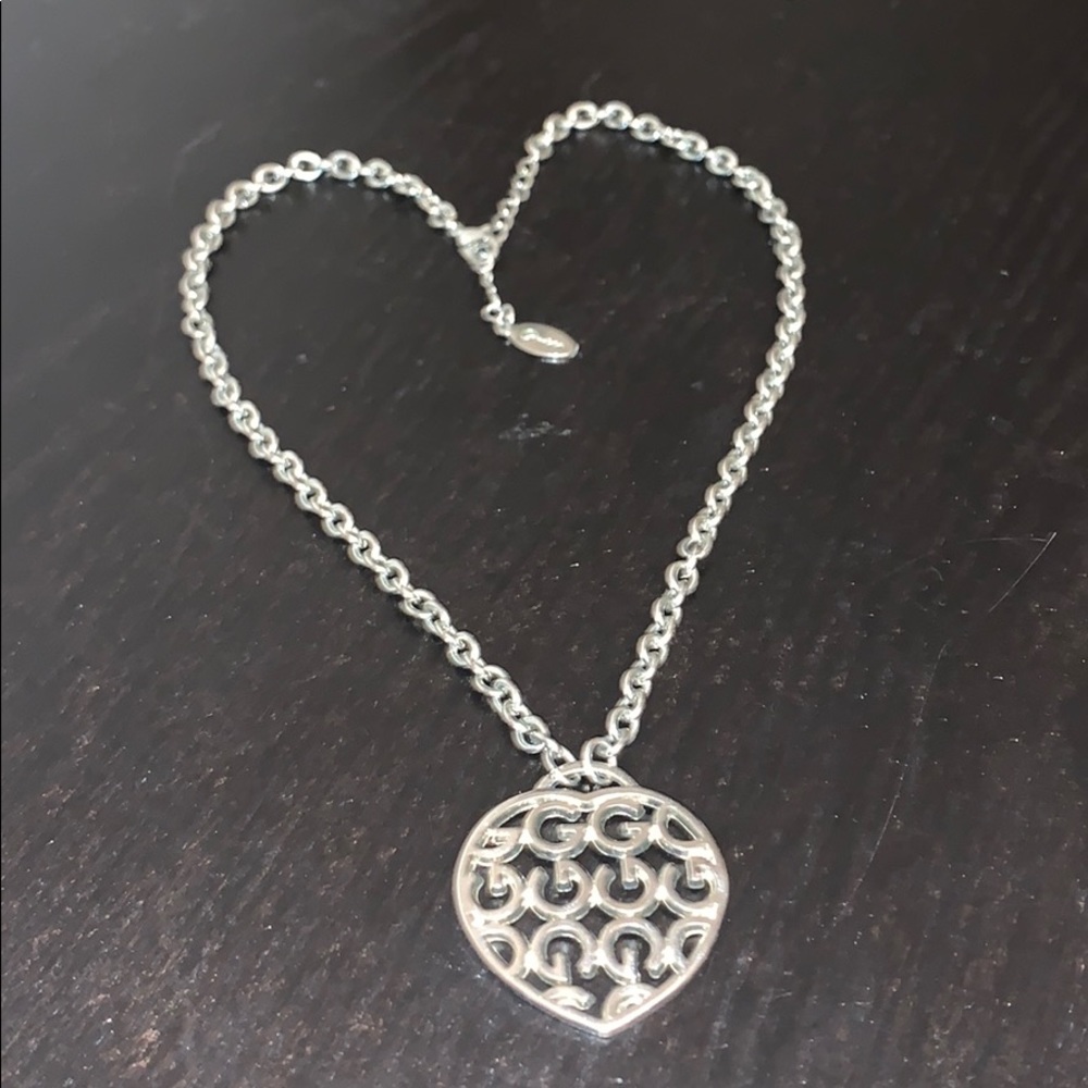 Silver GUESS necklace